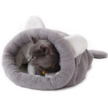 Cute Warm Animal Shaped Plush Cat Sleeping Bag