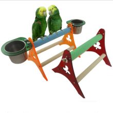 Wooden Parrot Stand