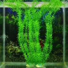 Pretty Artificial Green Grass for Aquarium, 32 cm