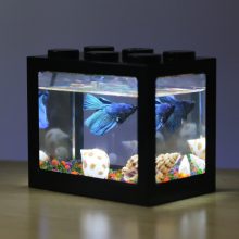 Block Shaped Mini Plastic Aquariums