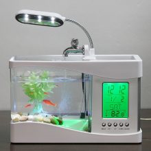 USB LED Light LCD Screen Mini Aquariums