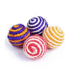 Colorful Woven Sisal Ball for Cat
